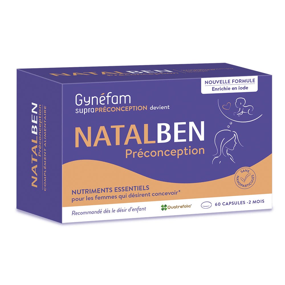 Effik Gynéfam Natalben PréConception 60 capsules