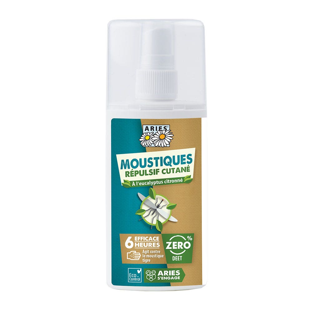 Baume répulsif cutané moustiques famille 50ml Aries