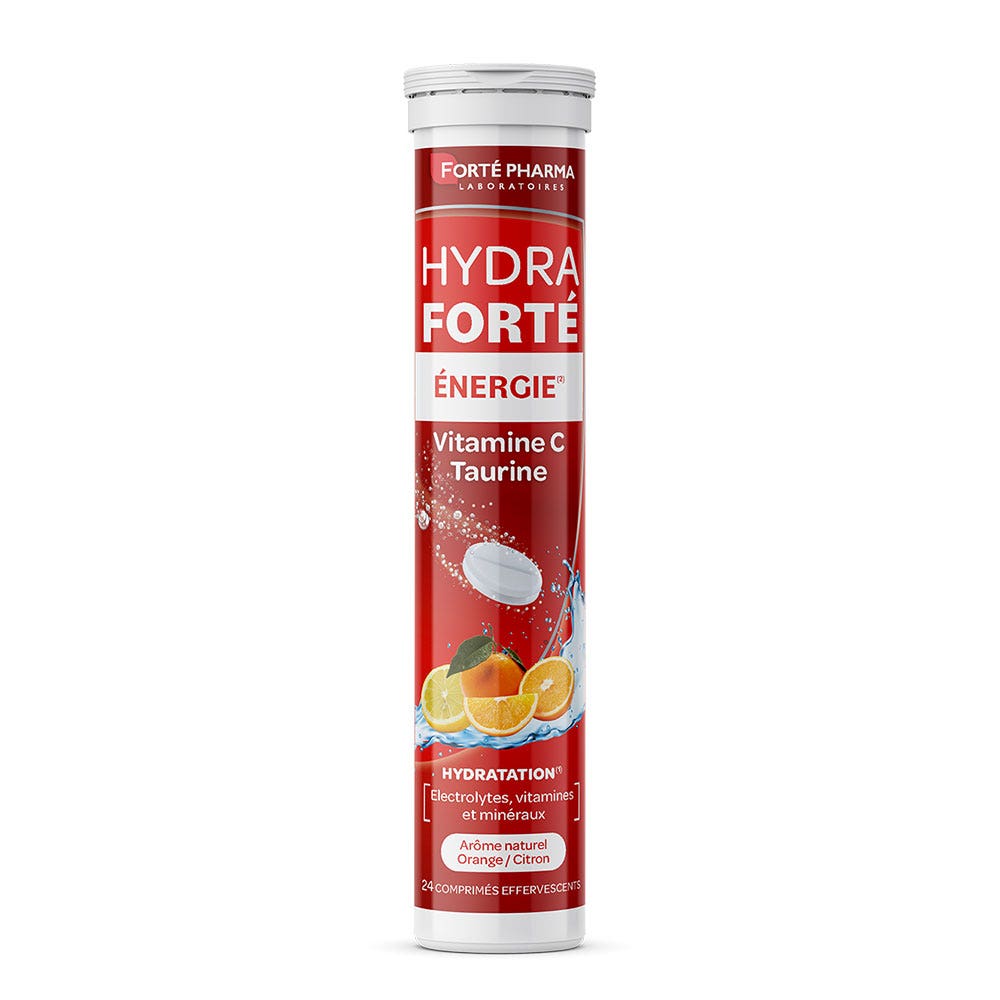 Forté Pharma Hydra Forté Energie Vitamine C Taurine 24 comprimés effervescents