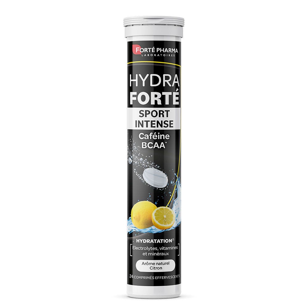 Forté Pharma Hydra Forté Sport Intense Caféine BCAA 24 comprimés effervescents
