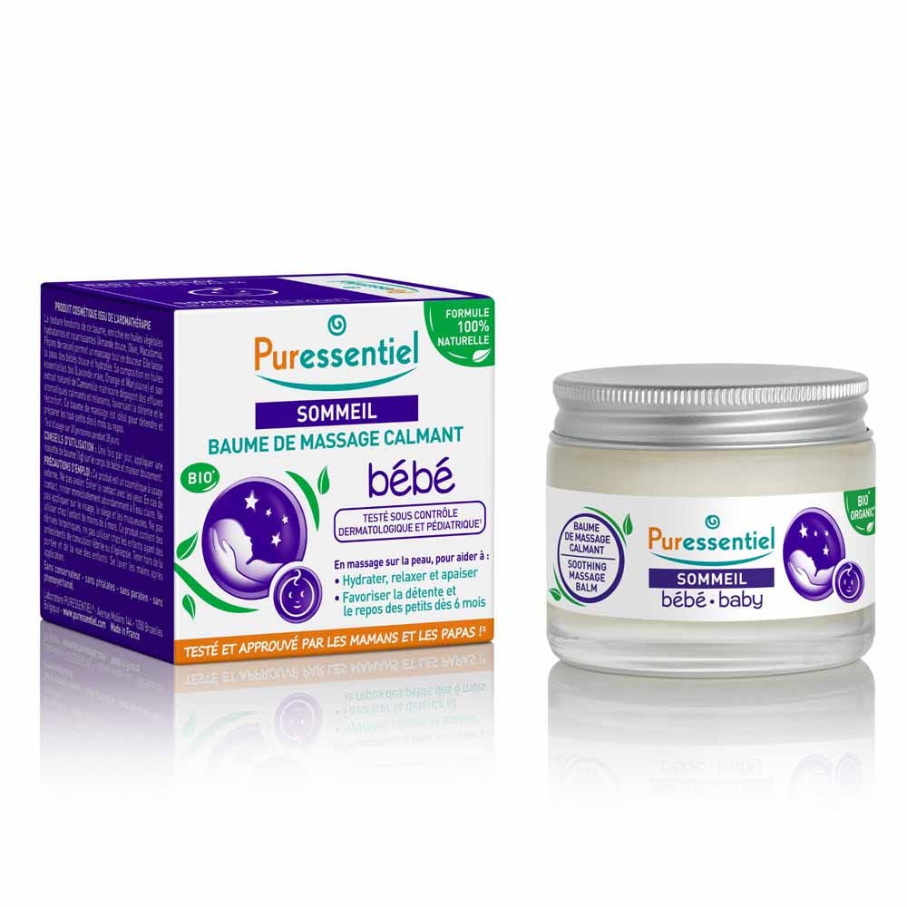 Puressentiel Sommeil Baume De Massage Calmant Bébé Aux 3 huiles essentielles 30ml