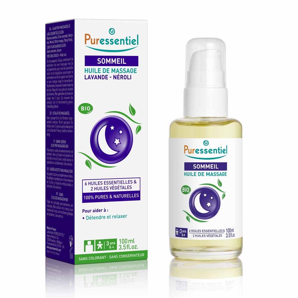 Huile De Massage Bio Sommeil Detente 100ml Puressentiel