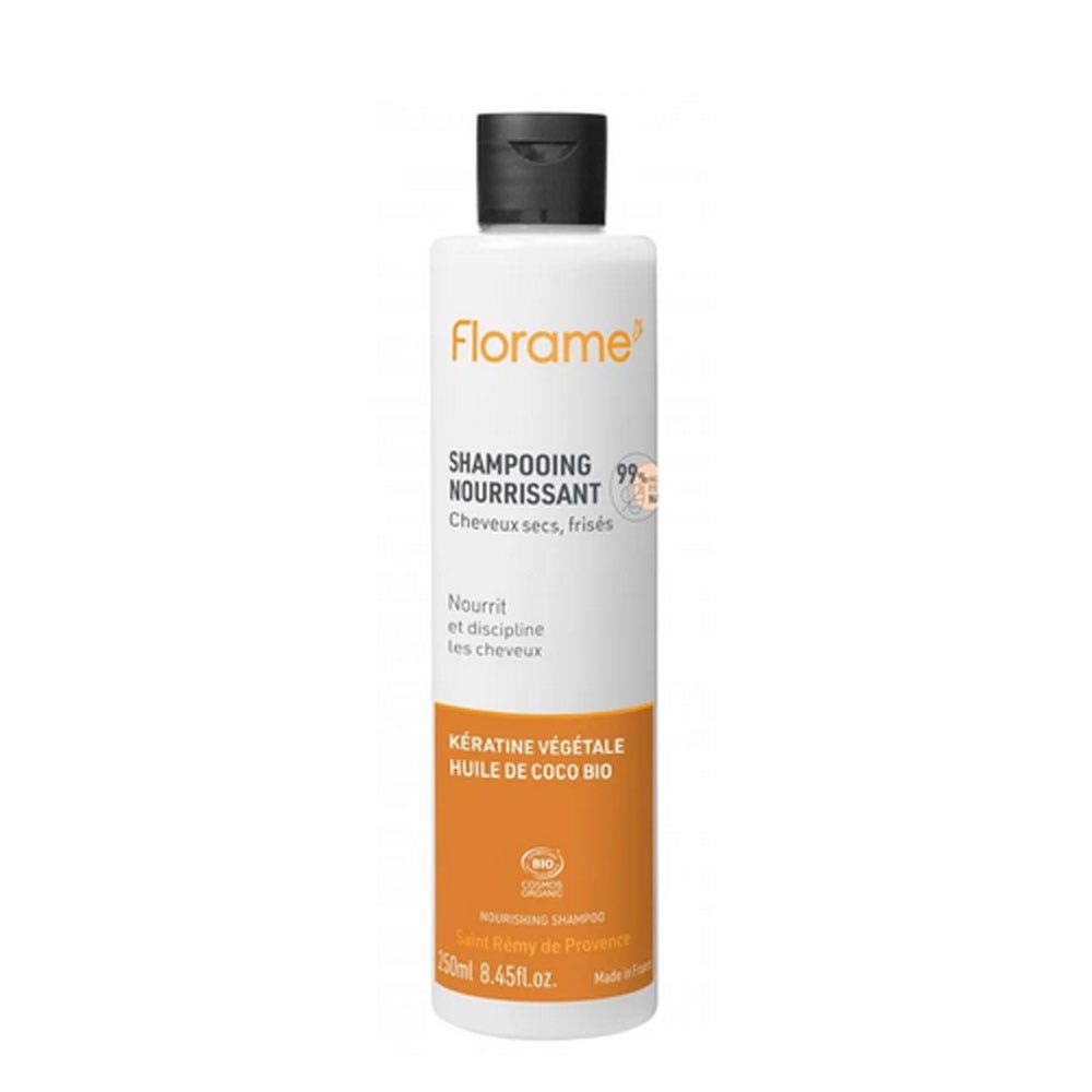 Florame Shampooing Nourrissant Kératine Cheveux secs 250ml