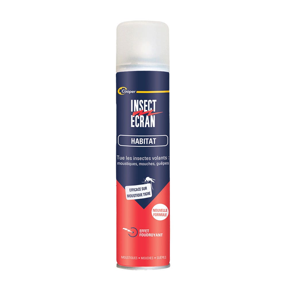 Insect Ecran Insecticide Aérosol Habitat Moustiques Mouches Guêpes 250ml