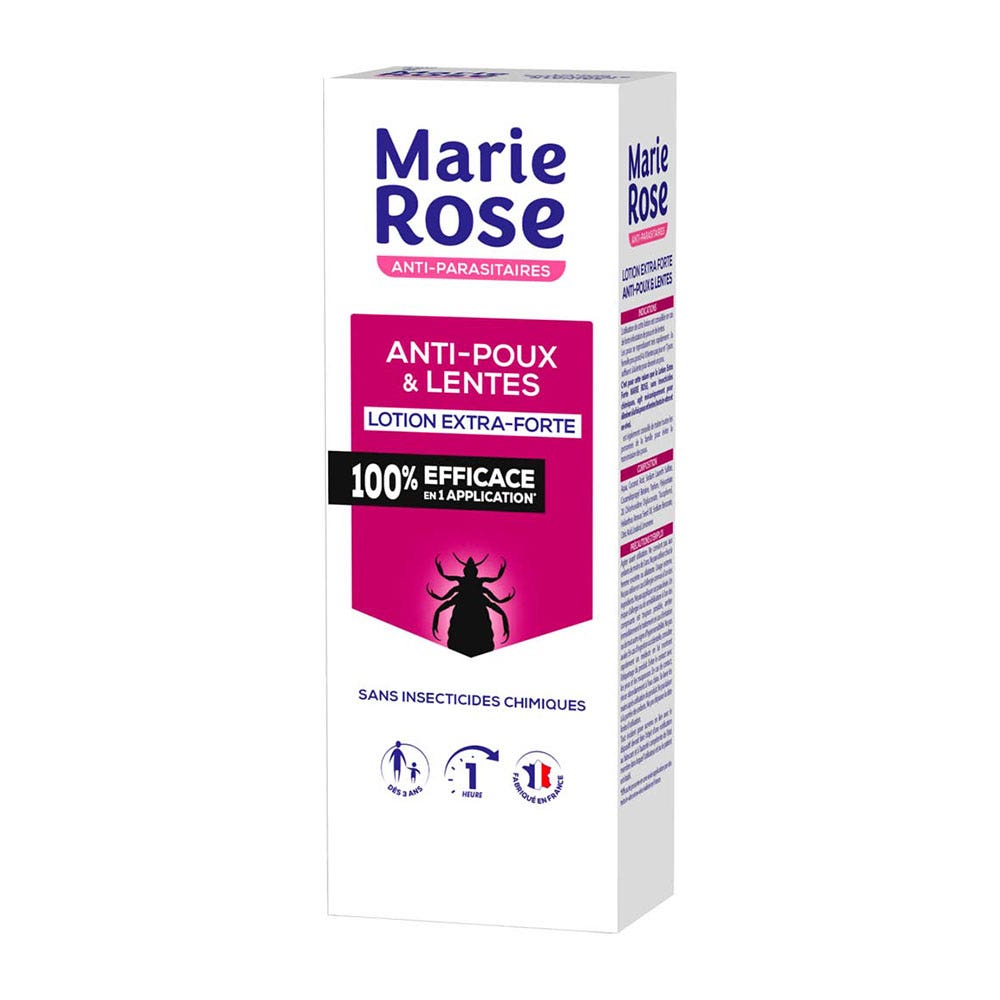 Marie Rose Lotion Extra Forte Poux + Lentes 100ml