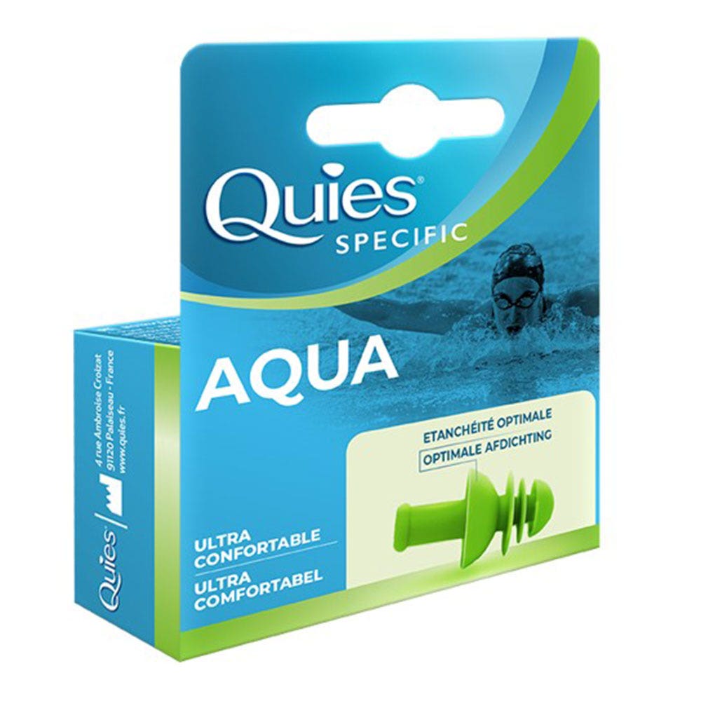 Quies Protection Auditive Aquaplug Réutilisable 1 Paire