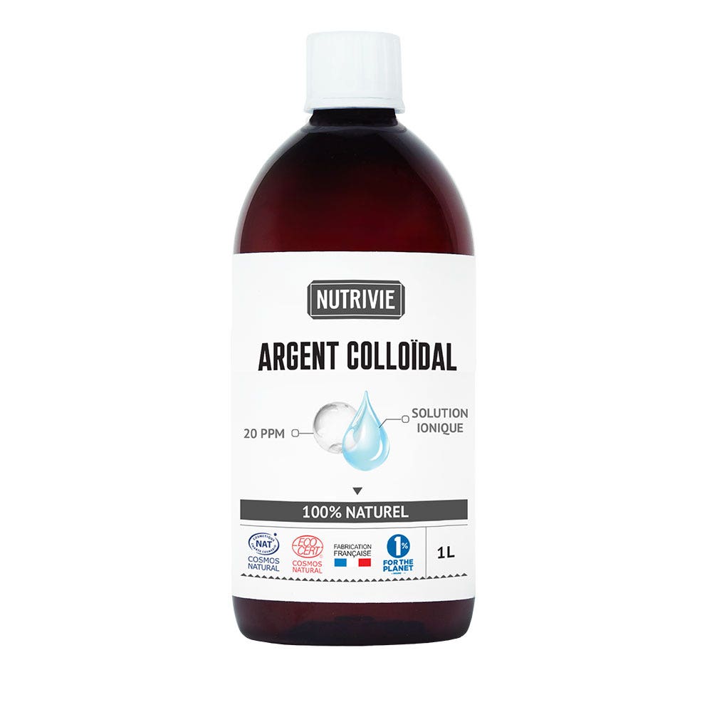 Nutrivie Argent Colloidal 20ppm 1L