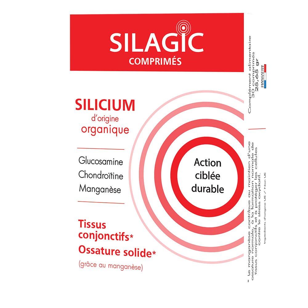 Silagic Silicium Gluco-chondro 30 comprimés