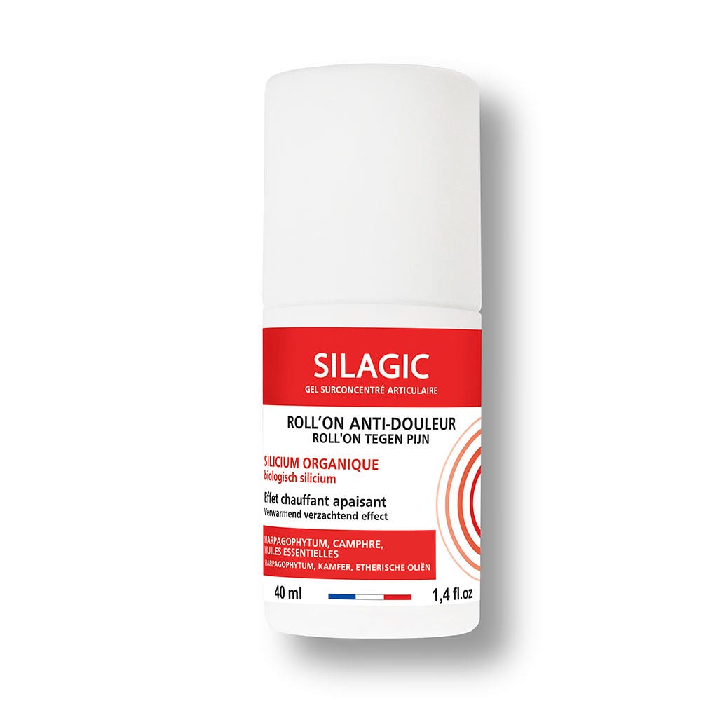 Silagic Roll-on Anti-douleur Silicium organique 40ml