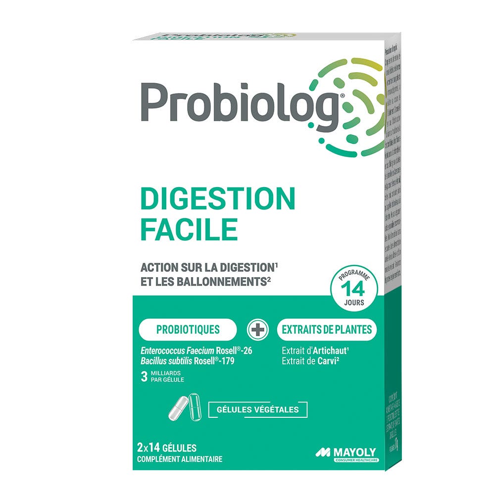 Mayoly CHC Probiolog Digestion facile 2x14 gélules