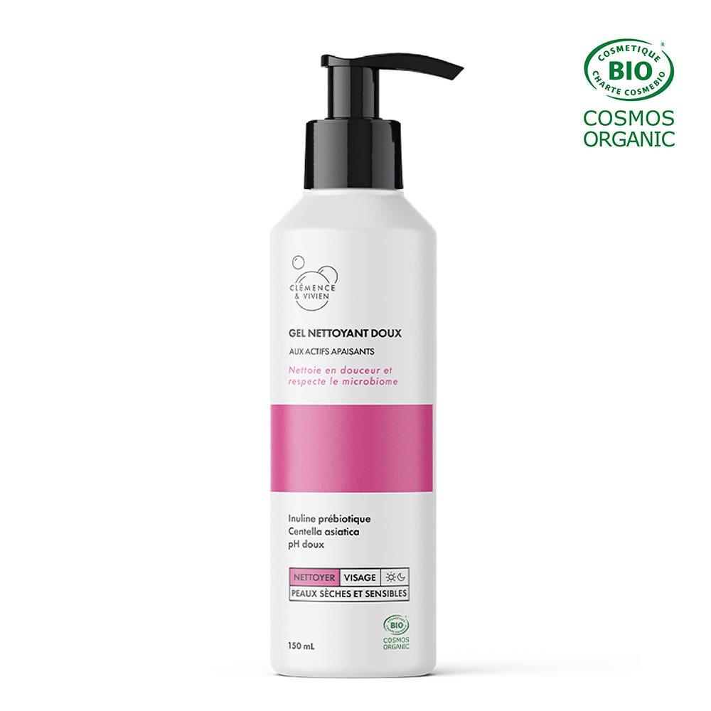 Clemence&Vivien Gel Nettoyant Doux Bio 150ml