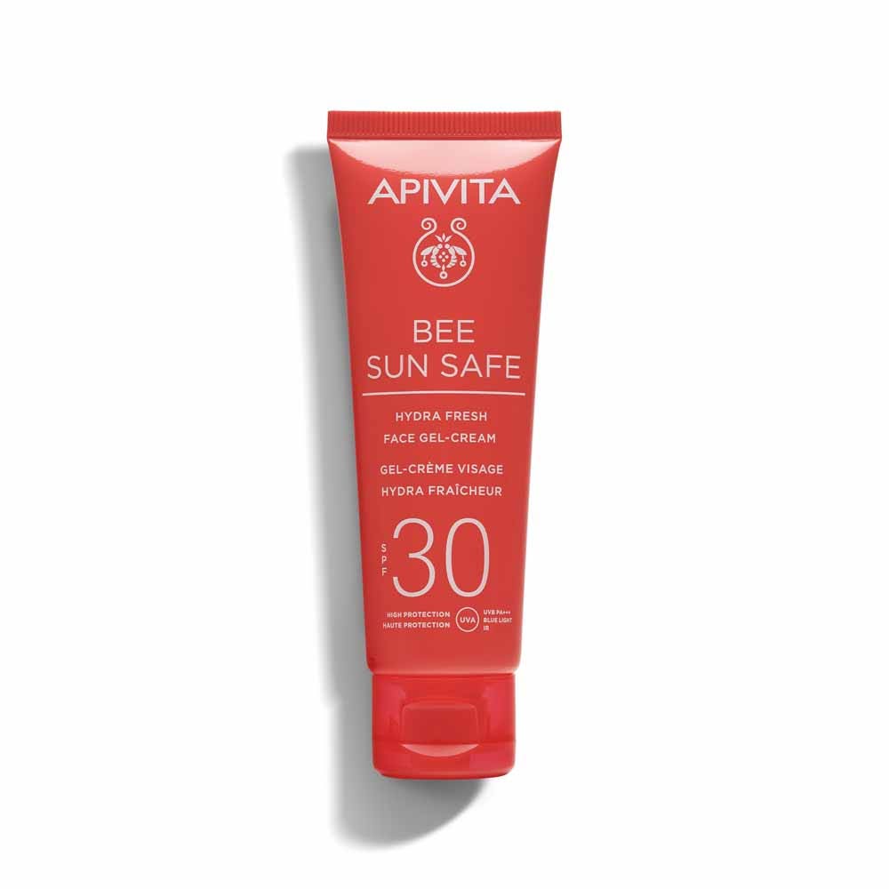 Apivita Bee Sun Safe Gel-crème Visage Hydra Fraîcheur SPF30 50ml