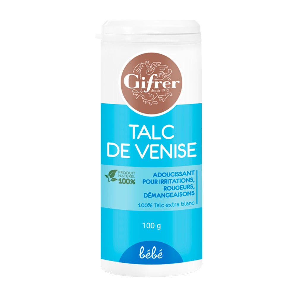 Gifrer Talc De Venise Adoucissant Bébé 100g