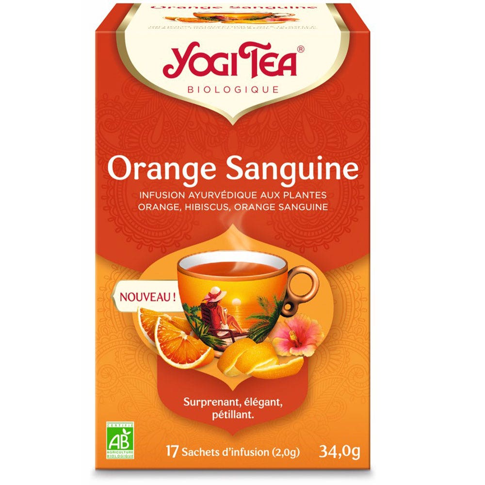 Yogi Tea Infusion Orange Sanguine Bio 17 sachets