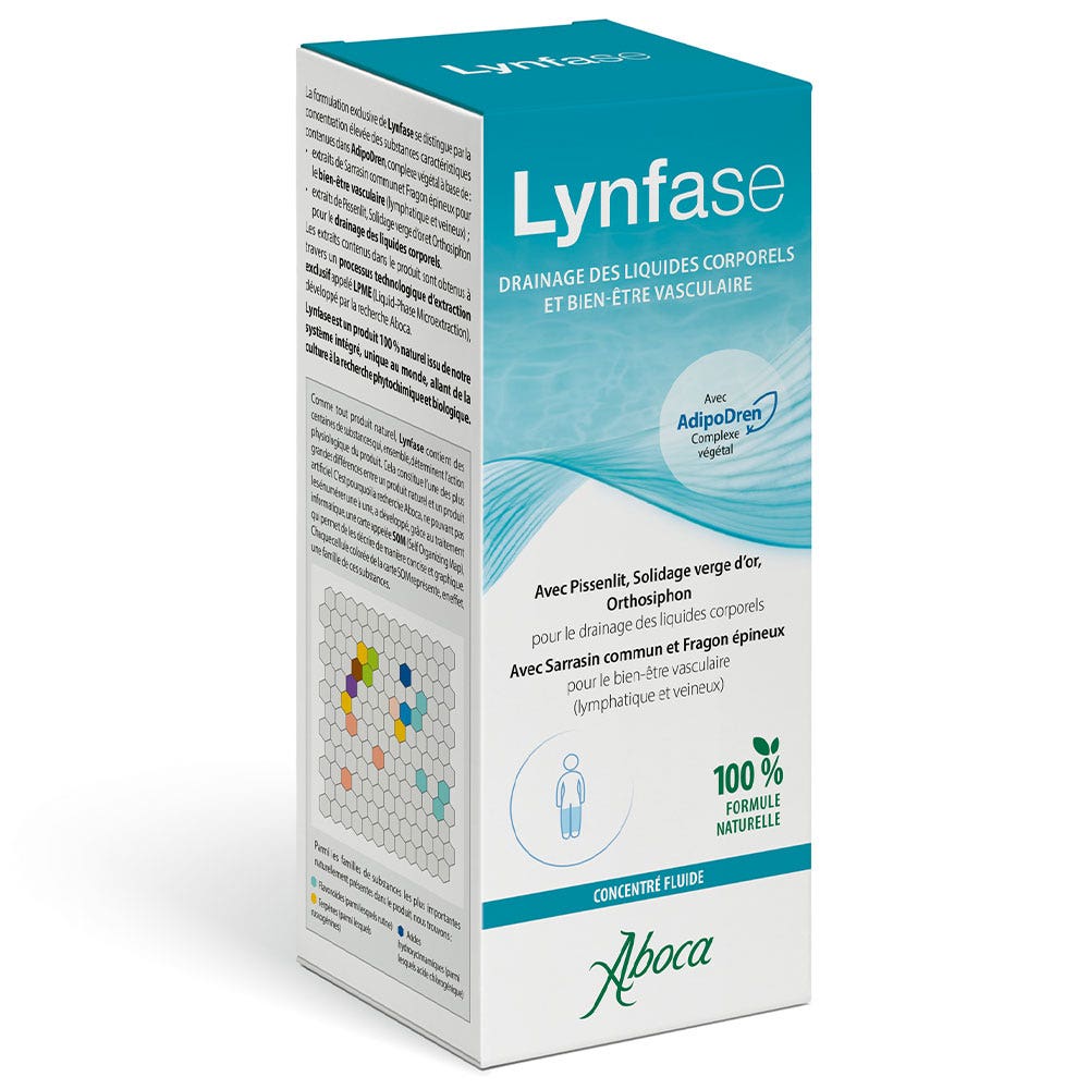 Aboca Lynfase Drainage des Lipiques Corporels et Bien-Etre Vasculaire 180g