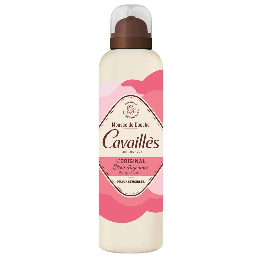 Cavaillès Surgras Pro-Régénérant Mousse de Douche Elixir d'Agrumes 200ml