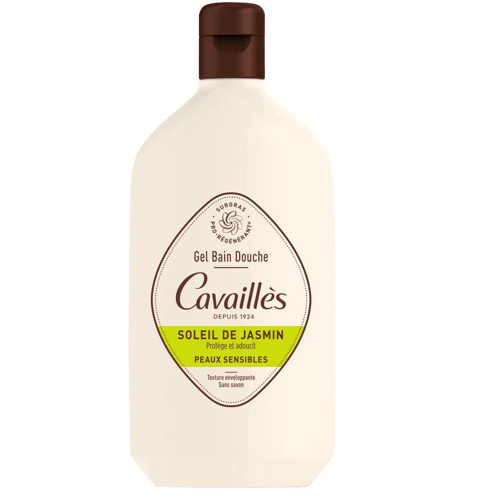 Cavaillès Surgras Pro-Régénérant Gel Bain Douche Soleil de Jasmin 400ml