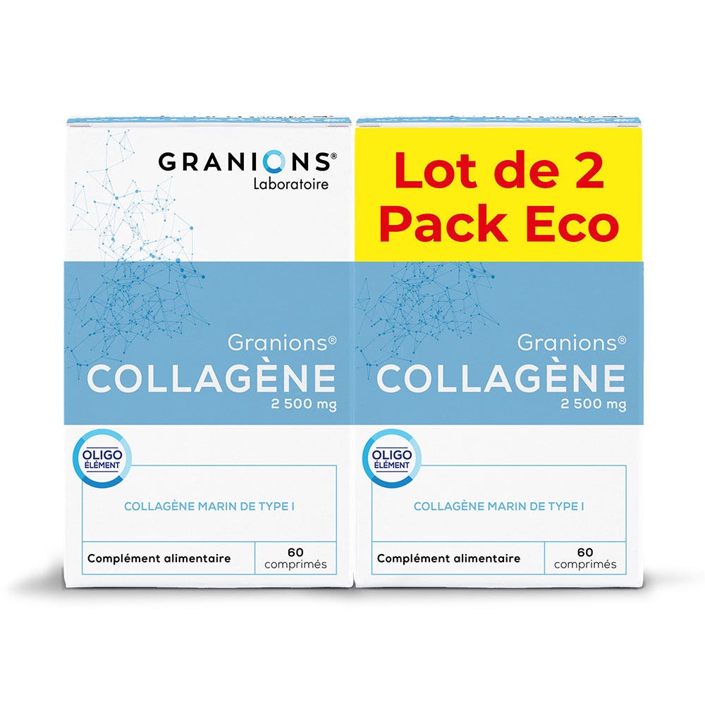 Granions Duo Collagène 2500mg 2x60 comprimés