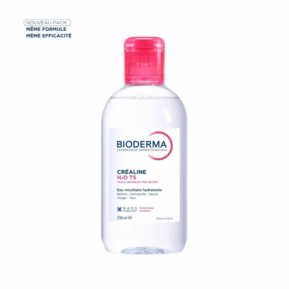 Bioderma Crealine Eau micellaire H2O Ts Peaux sensibles 250ml