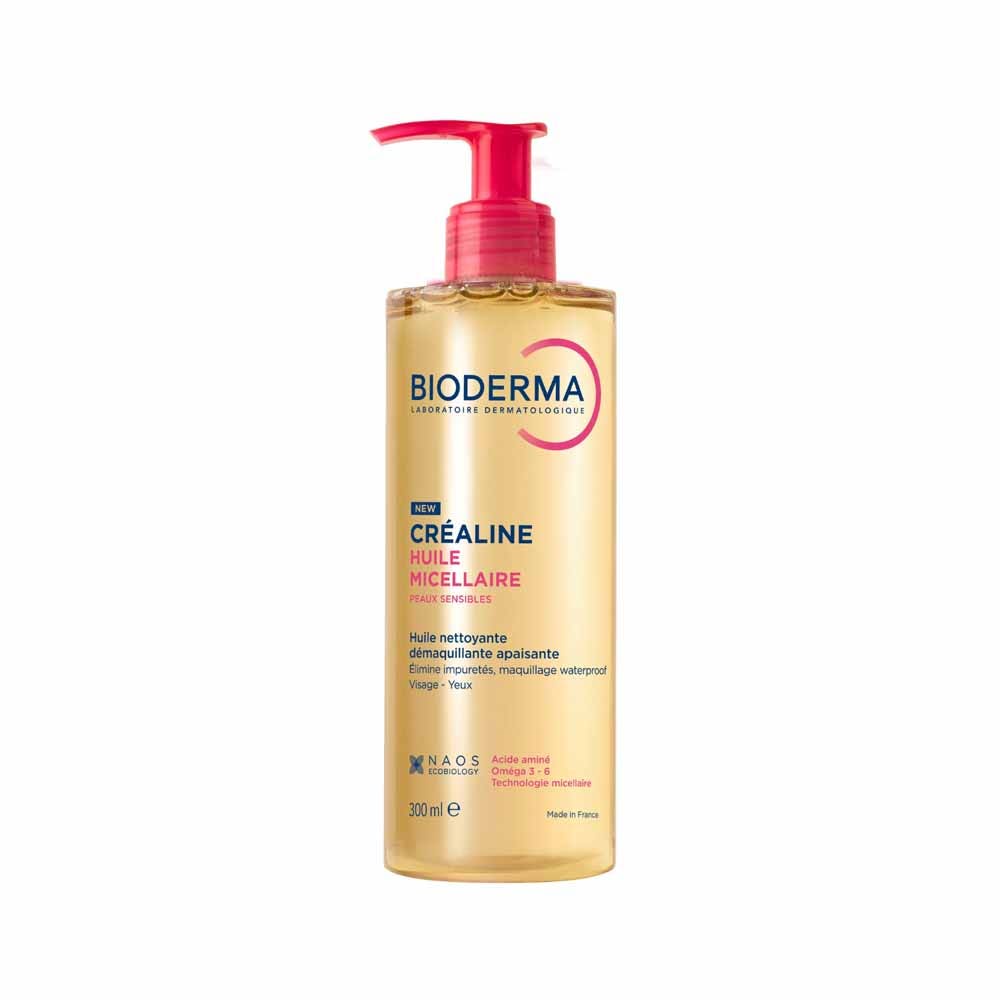 Bioderma Crealine Huile Micellaire Peaux Sensibles 300ml
