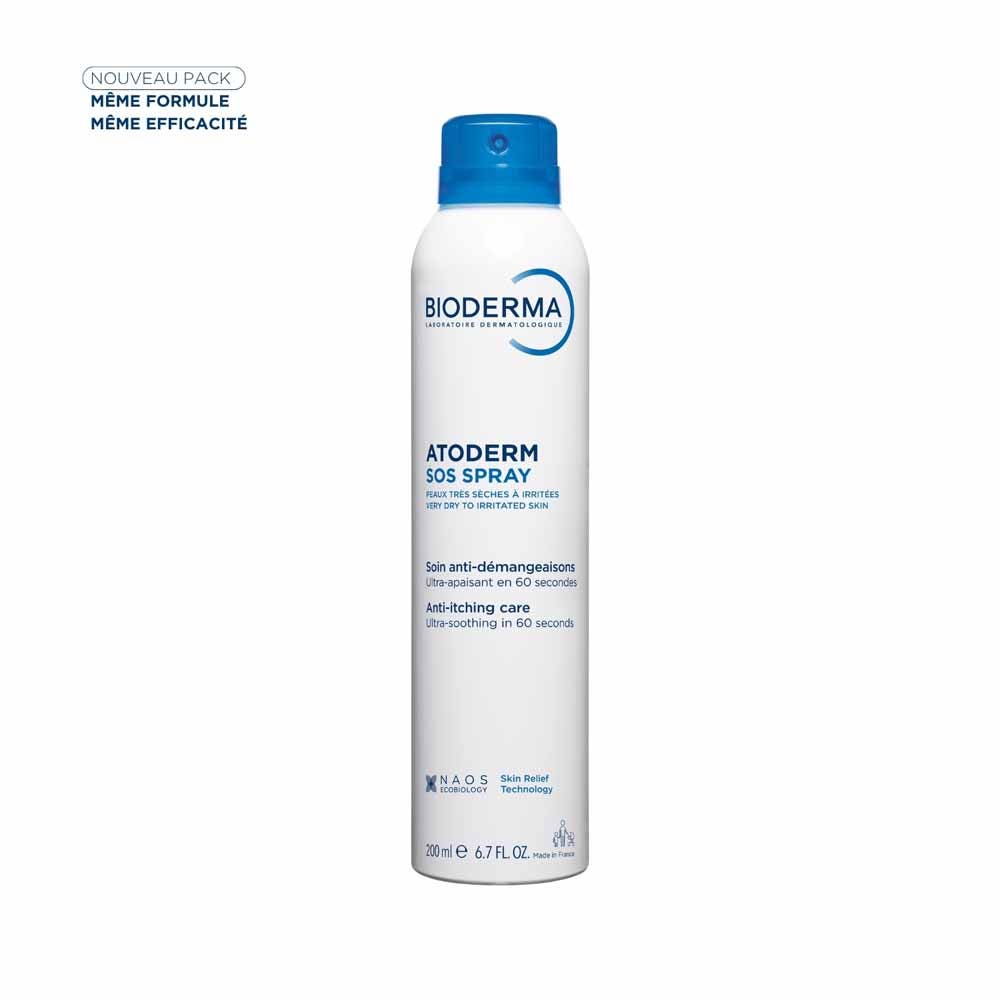 Bioderma Atoderm Spray anti-démangeaisons Peaux très sèches à tendance à l’eczéma atopique 200ml
