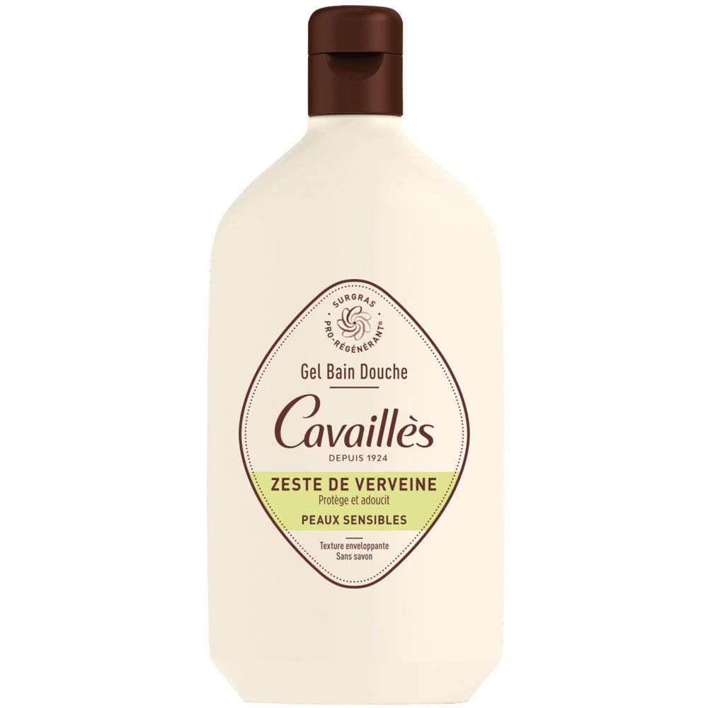 Cavaillès Surgras Pro-Régénérant Gel Bain Douche Zeste de Verveine 400ml