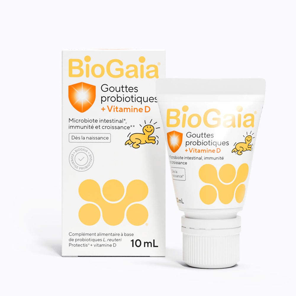 Biogaia Probiotiques + Vitamine D Gouttes Goût neutre 10 ml