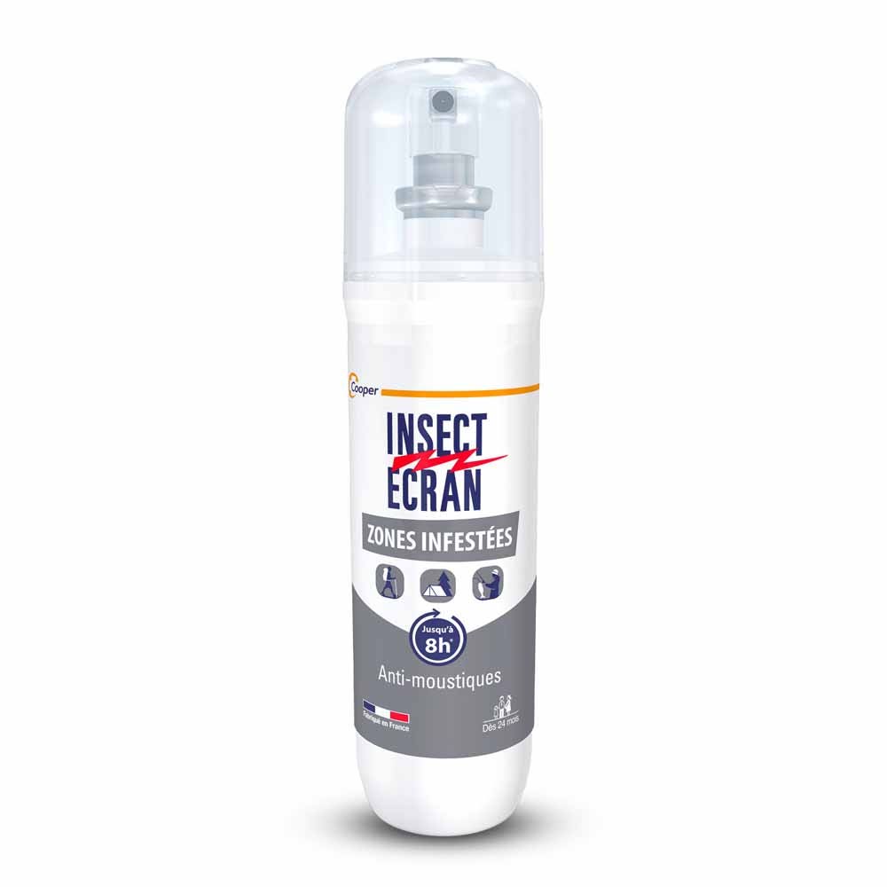 Insect Ecran Anti-Moustiques Zones Infestées Dès 24 Mois Jusqu'à 8h 100ml