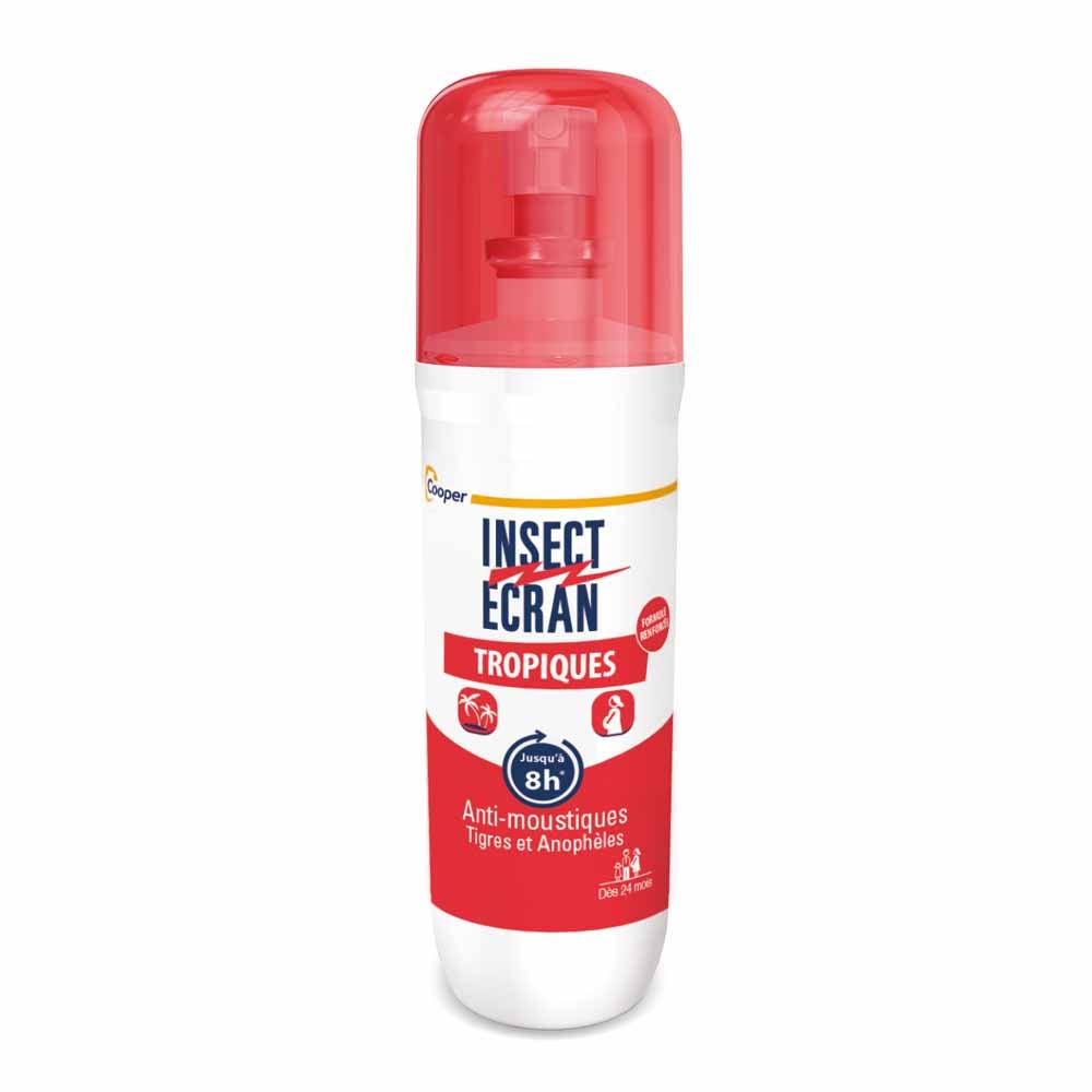 Insect Ecran Peau Anti-moustiques Tropiques 8H Dès 24 Mois 75ml