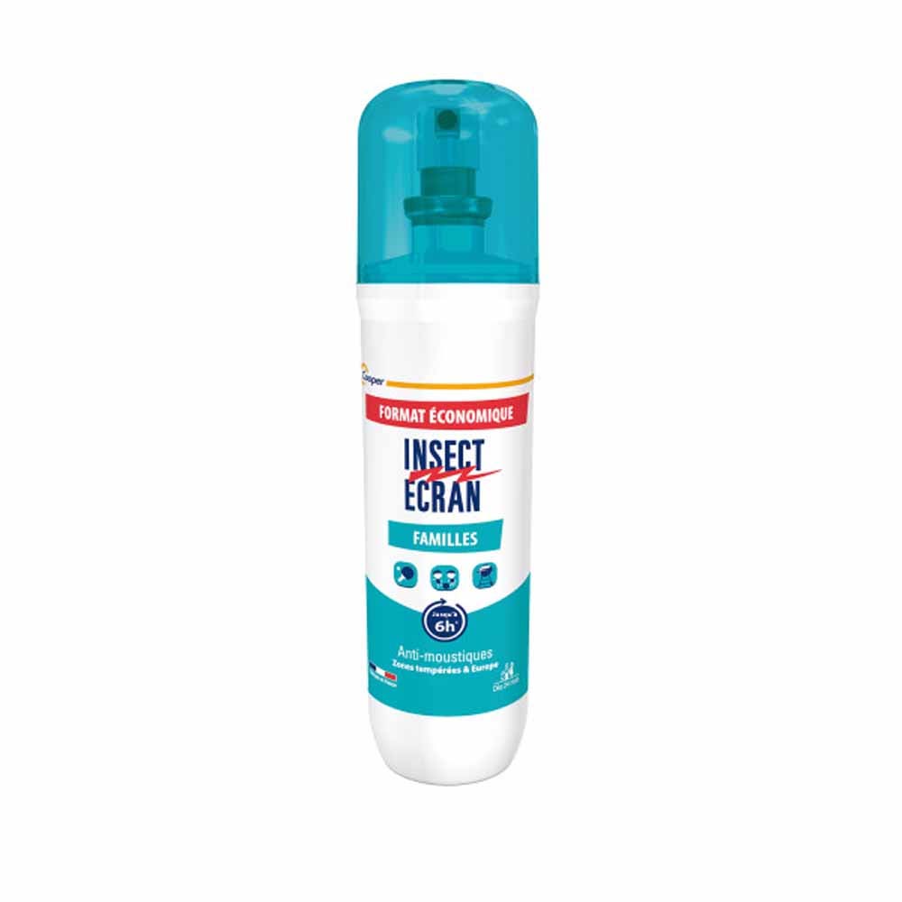Insect Ecran Peau Anti-moustiques Familles Zone Temperées Jusqu'à 6h 200ml