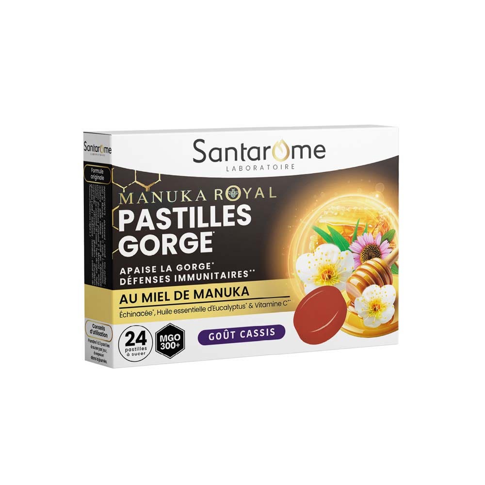 Santarome Manuka Royal Pastilles Gorge Au Miel De Manuka x24