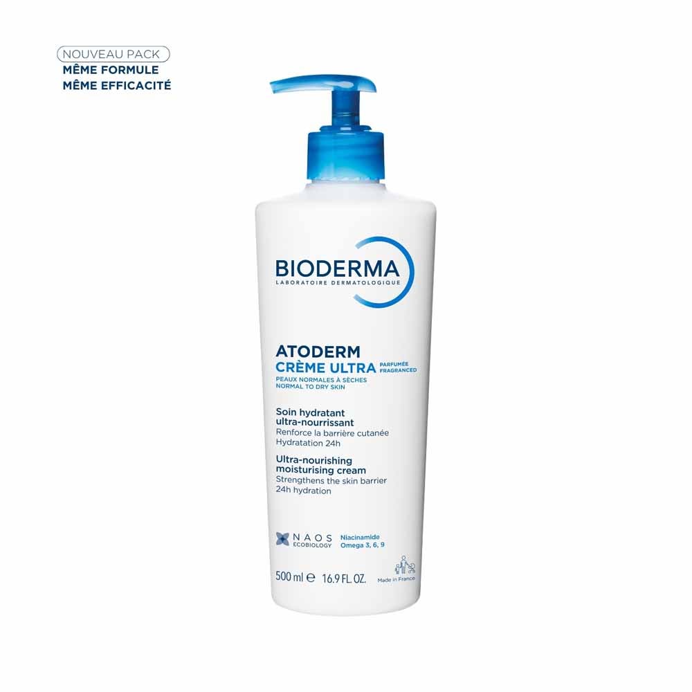 Bioderma Atoderm Crème Ultra-Nourrissante Parfumée Peaux Normales à Sèches 500ml