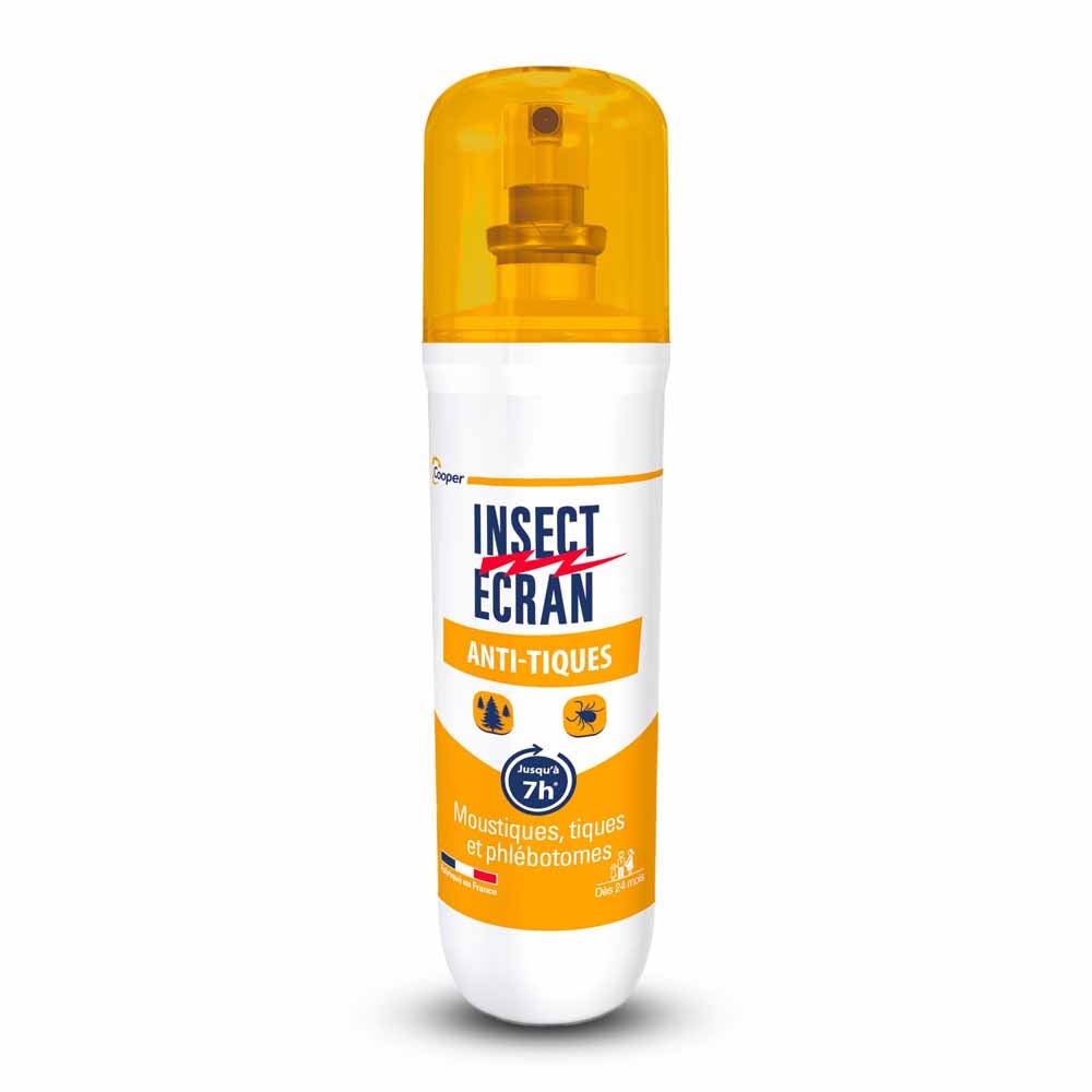 Insect Ecran Peau Spray Repulsif Anti Tiques 100ml
