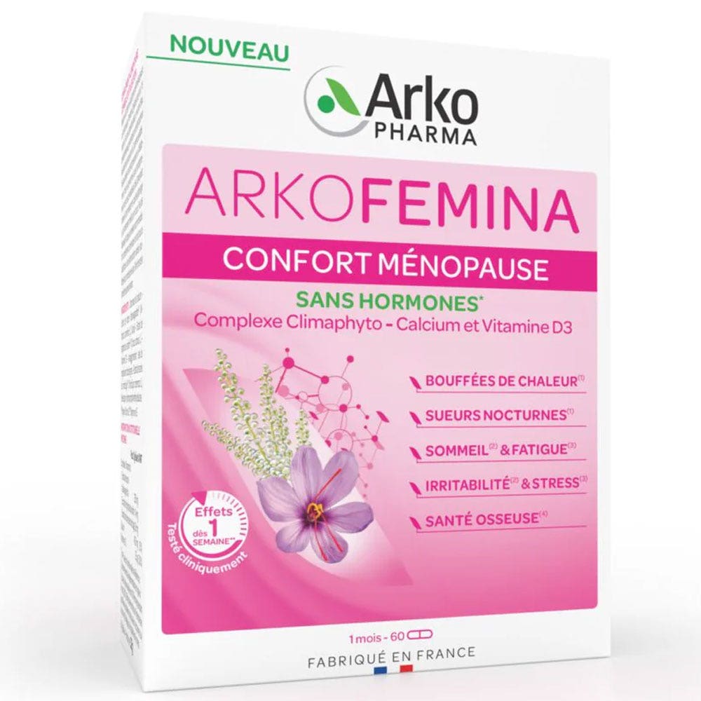 Arkopharma Arkofemina Confort Ménopause 60 Gélules