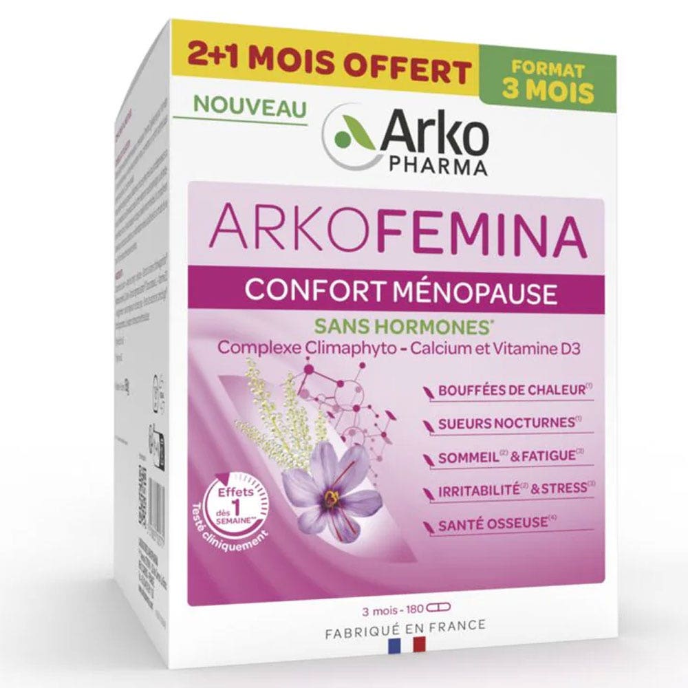 Arkopharma Arkofemina Confort Ménopause 180 Gélules