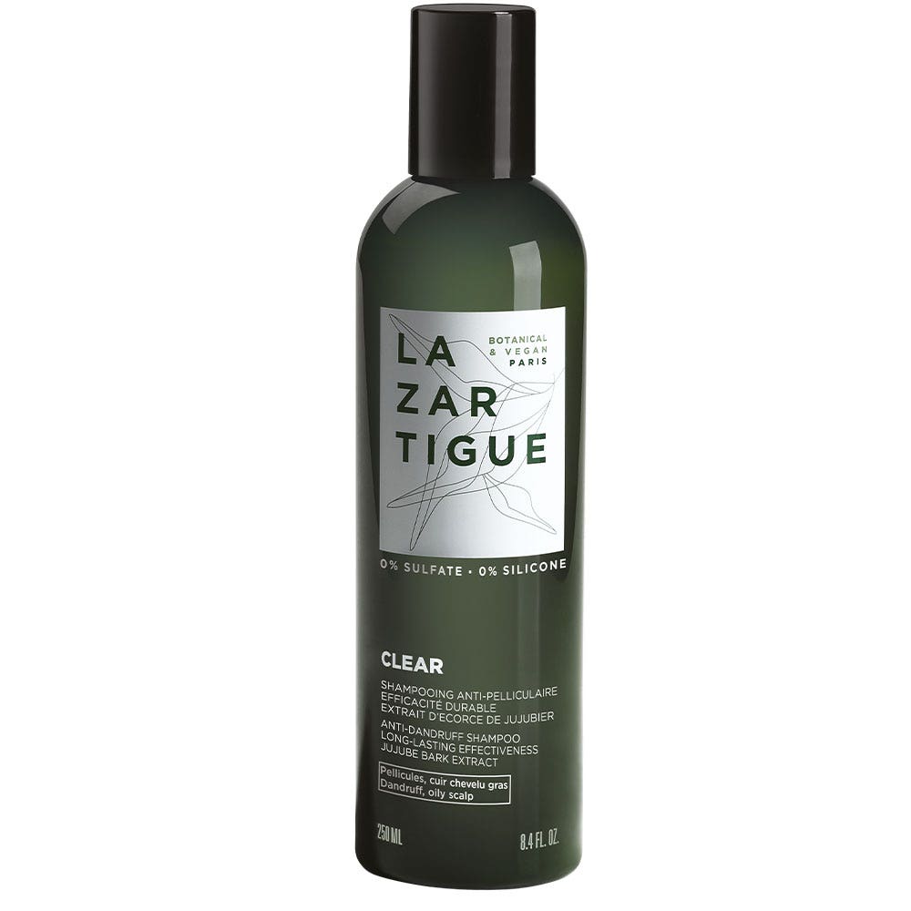 Lazartigue Clear Shampooing Anti-Pelliculaire Cuir Chevelu Gras 250ml