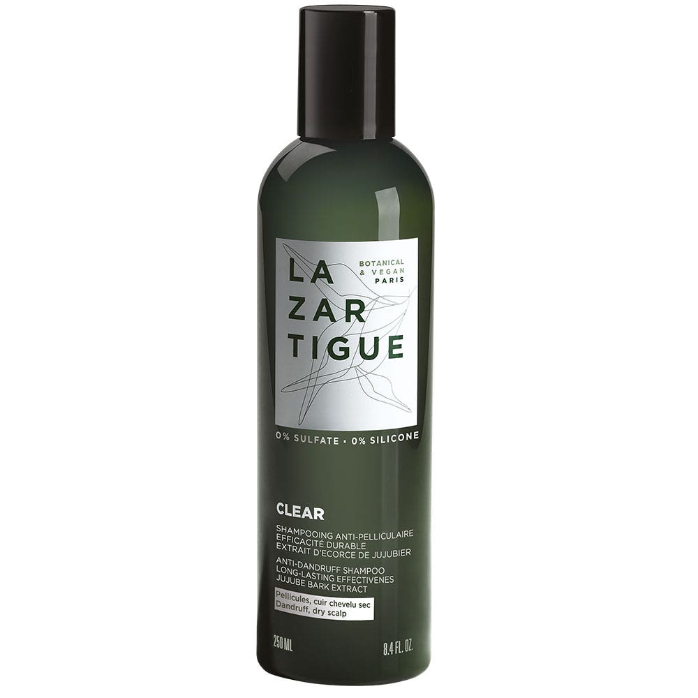 Lazartigue Clear Shampooing Anti-Pelliculaire Cuir Chevelu Sec 250ml