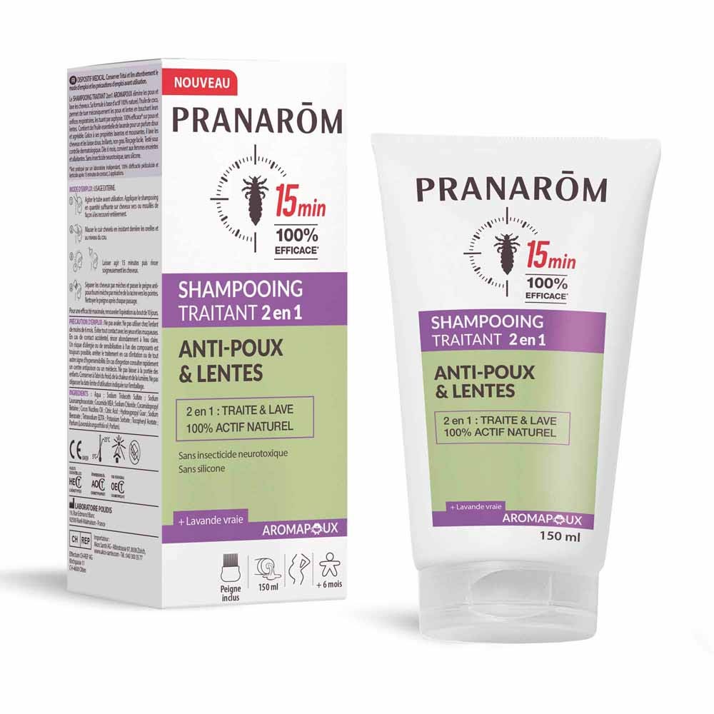 Pranarôm Aromapoux Shampooing Traitant 2en1 150ml