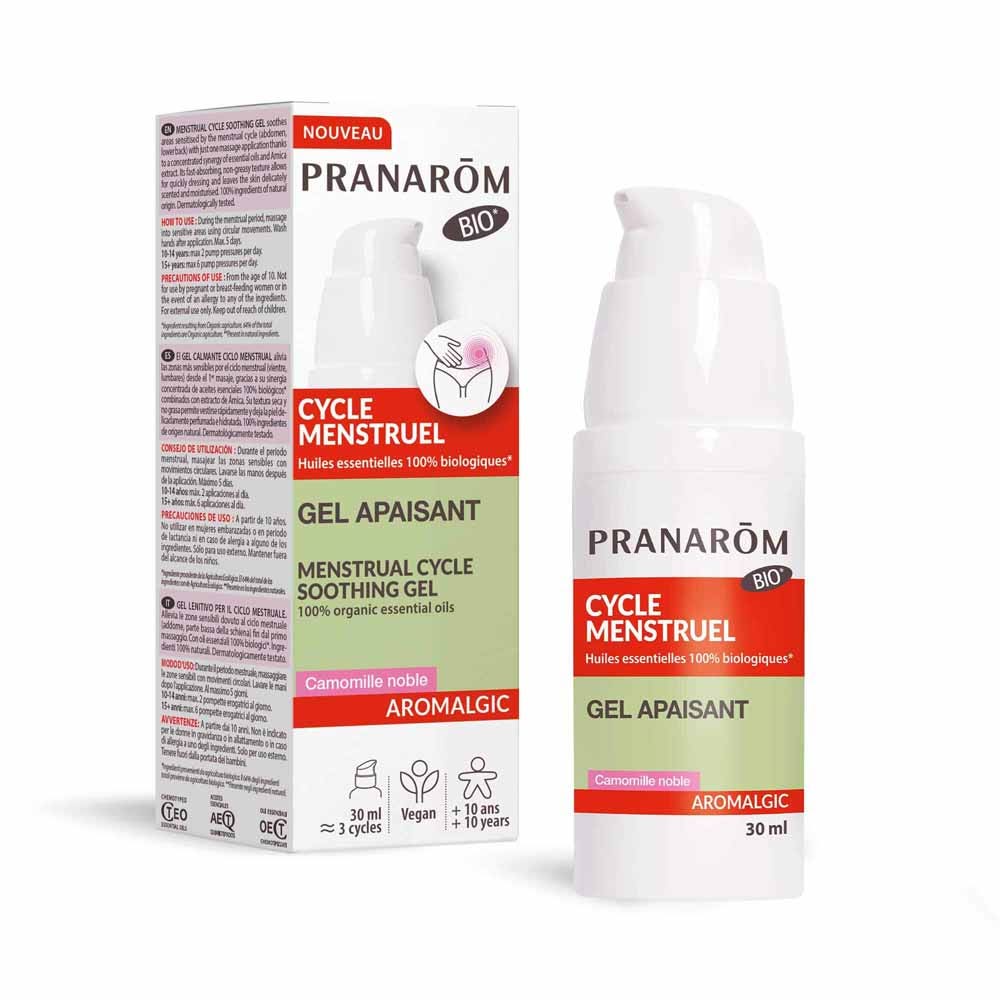 Pranarôm Aromalgic Cycle Menstruel Gel Apaisant Bio 30ml
