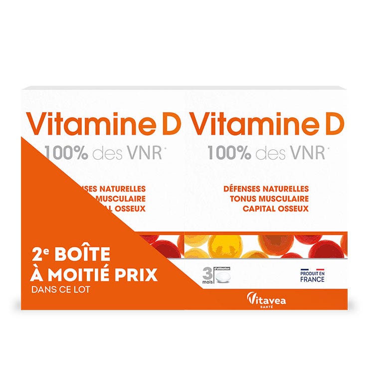 Vitavea Santé Vitamine D 2x90 Comprimes
