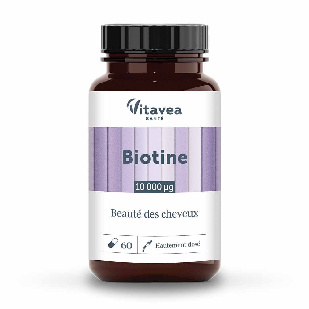 Vitavea Santé Biotine Beauté des Cheveux 60 Gélules