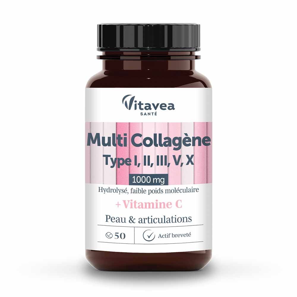 Vitavea Santé Mutli Collagène + Vitamine C 60 Gélules
