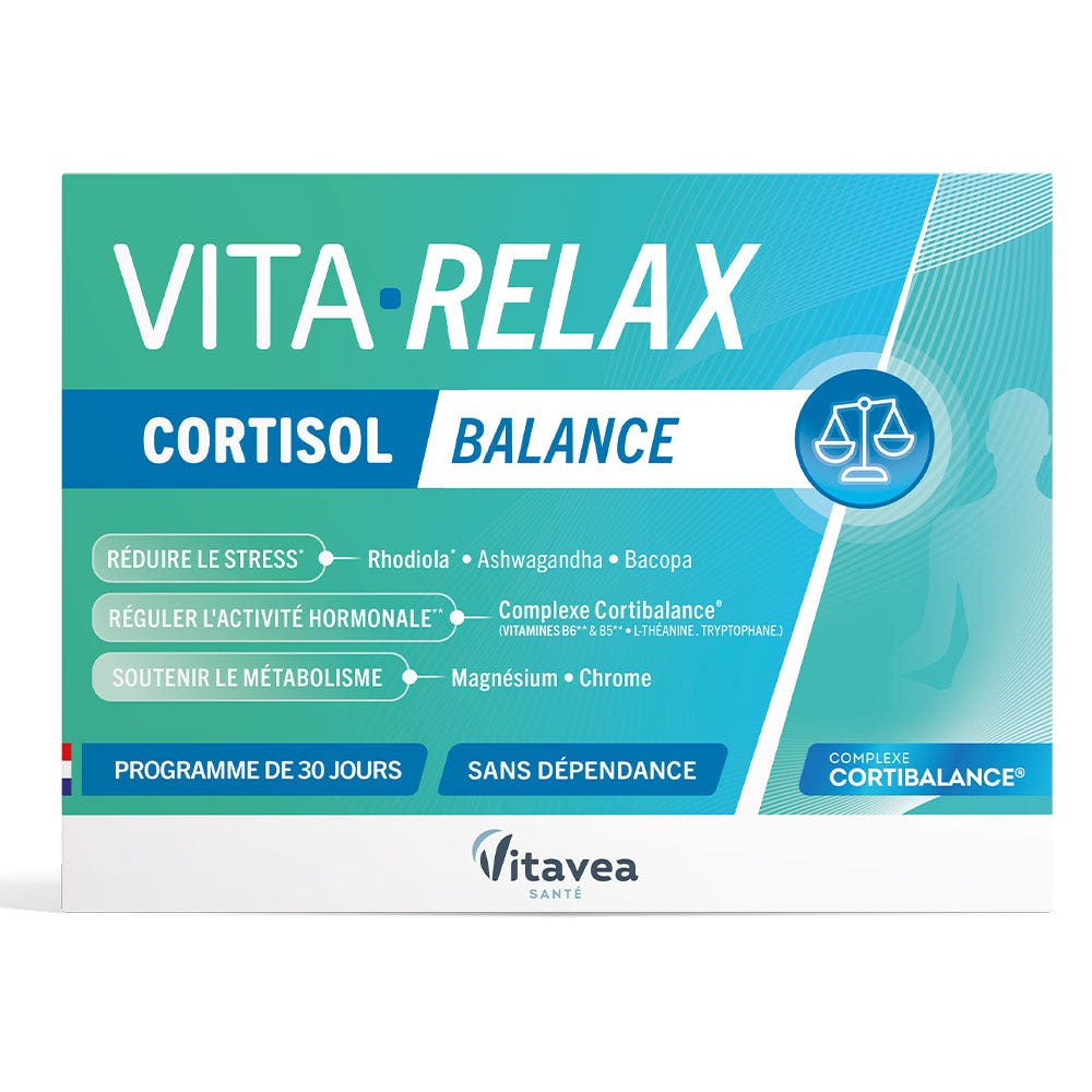 Vitavea Santé Vita Relax Cortisol Balance 30 Gélules