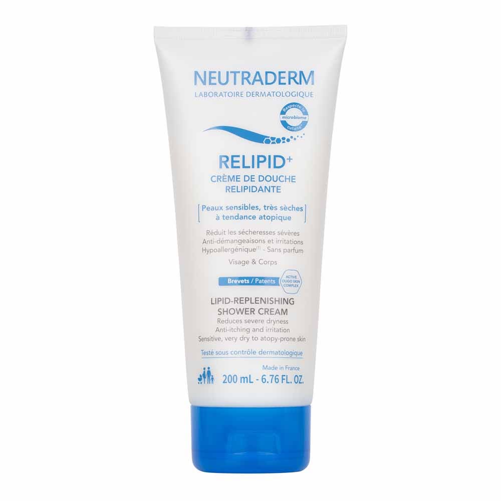 Neutraderm Relipid+ Crème De Douche Relipidante Peaux Sensibles 200ml