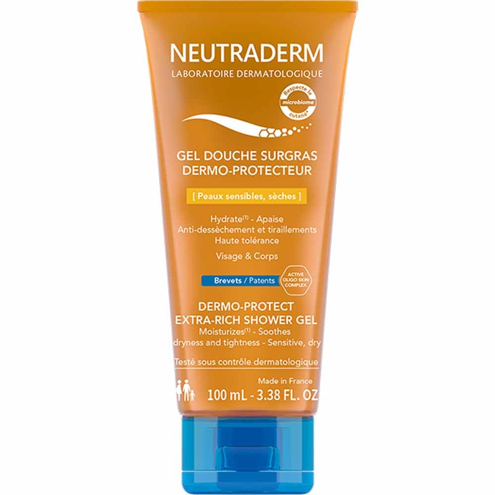 Neutraderm Gel Douche Surgras Dermo Protecteur Peaux sèches 100ml