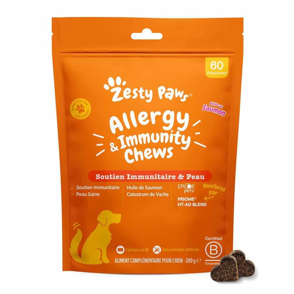 Zesty Paws Système Immunitaire & Peau Chien 200g