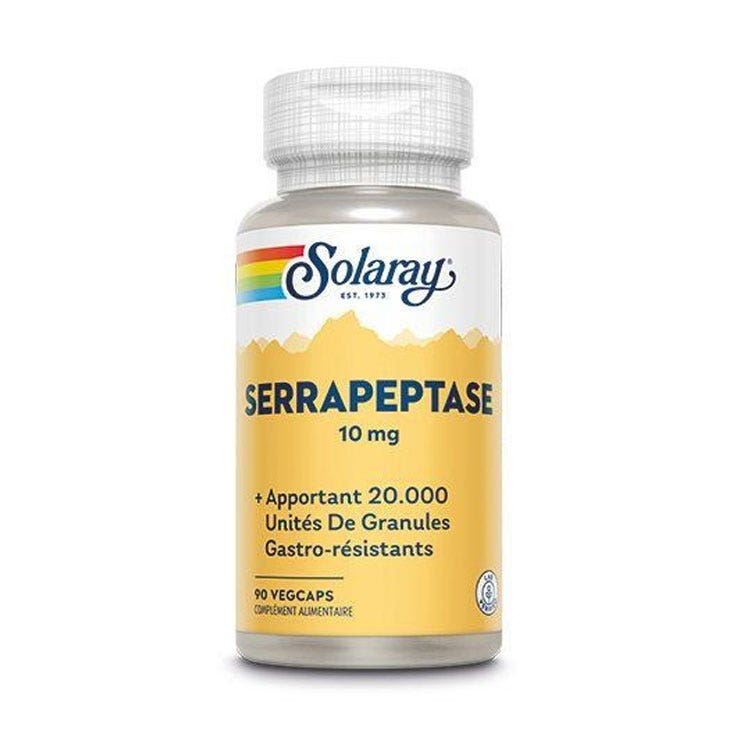 Solaray Serrapeptase 90 Capsules Vegetales