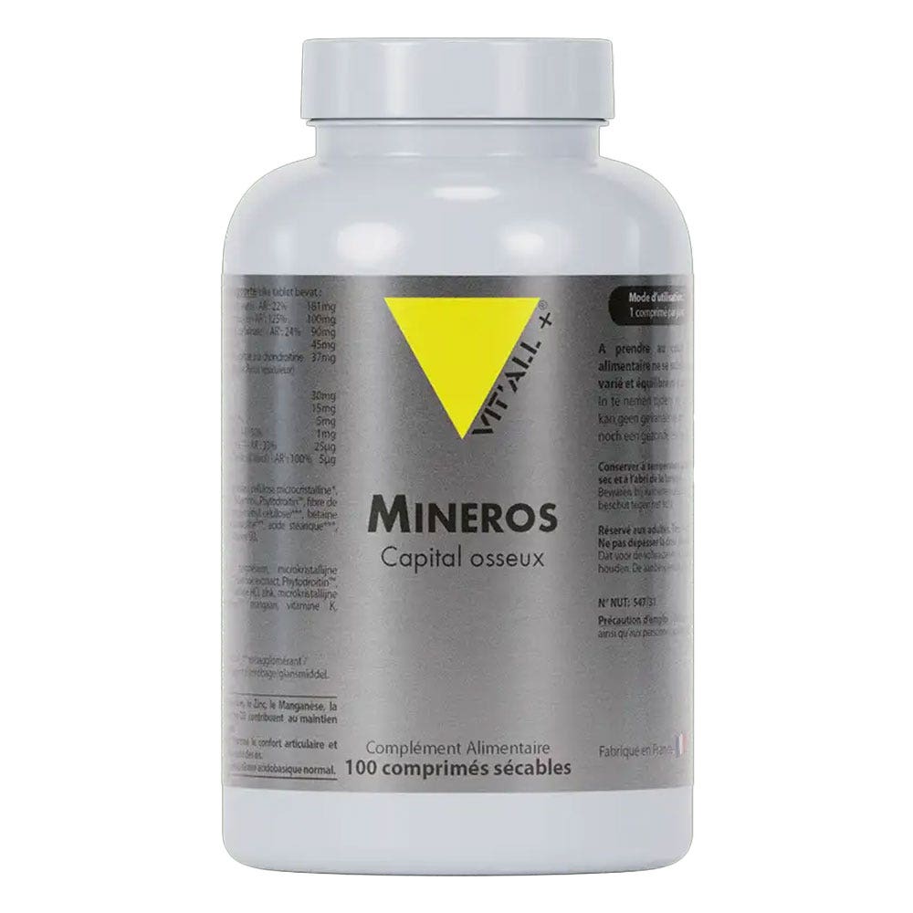 Vit'All+ Mineros Capital Osseux 100 Comprimés