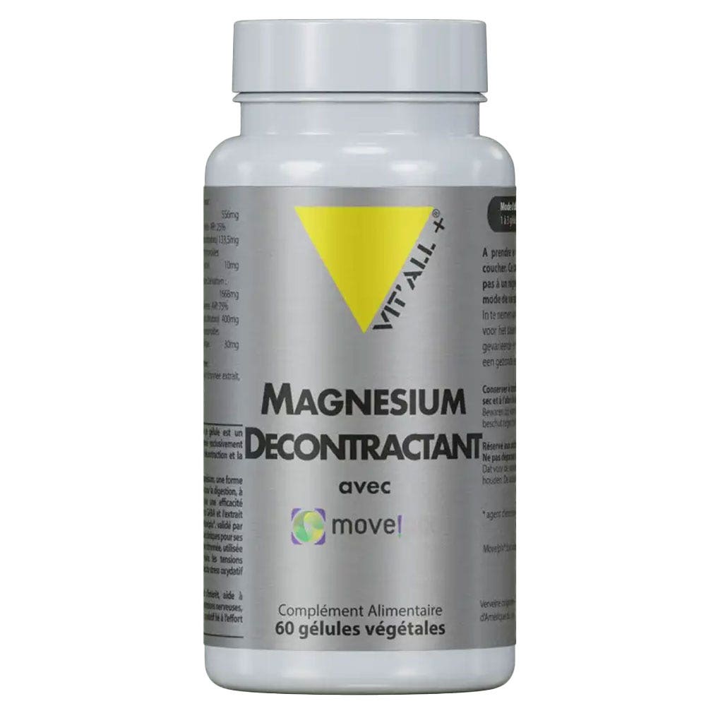 Vit'All+ Magnésium Décontractant 60 Gélules