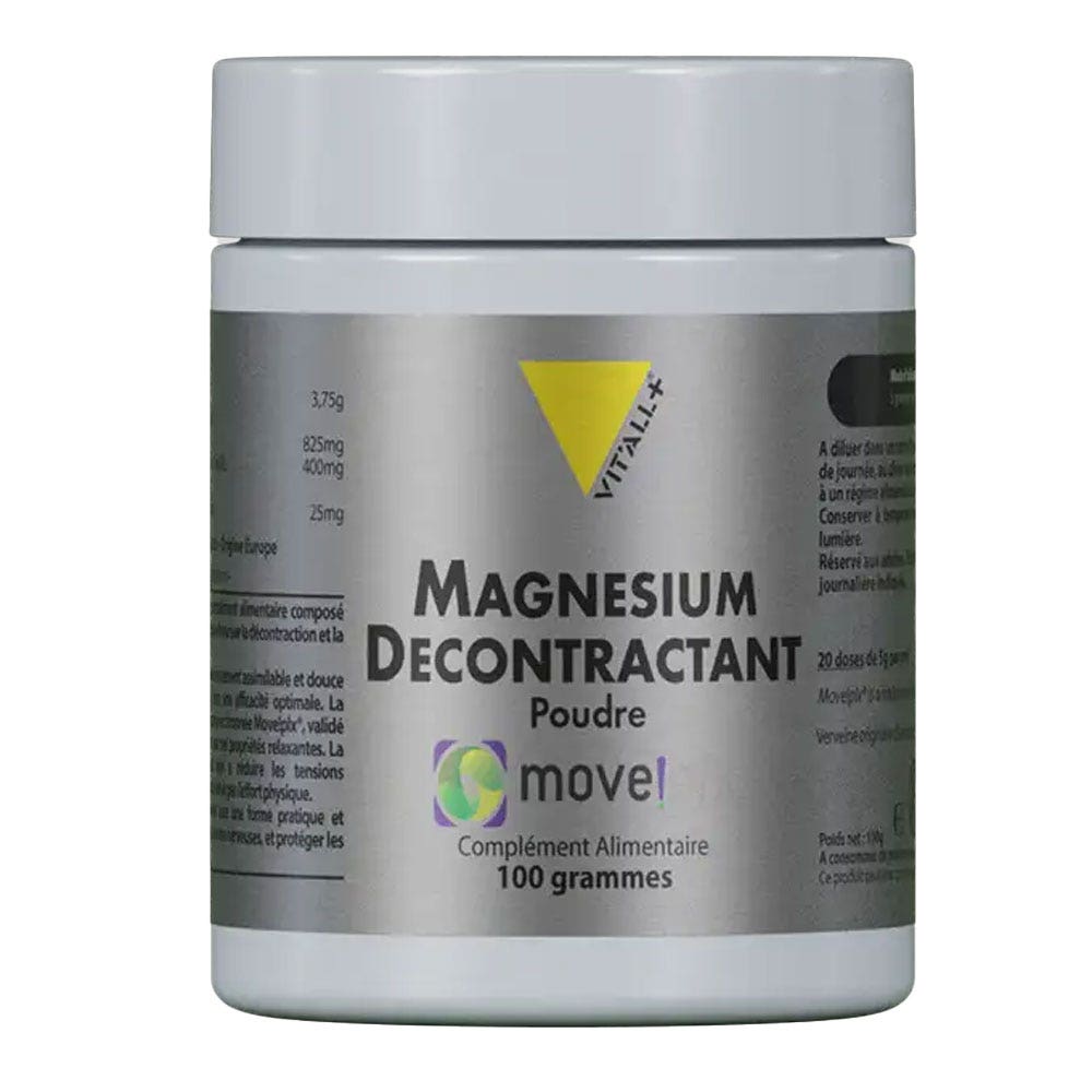 Vit'All+ Magnésium Décontractant Poudre 100g